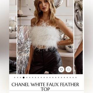 12th Tribe White Feather Top